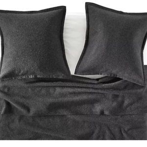 Room & Board by Pendleton Charcoal Wool Blanket